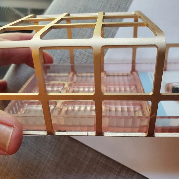 Pink Storage Organizer Set, with Gold Metal - Picture 6 of 13